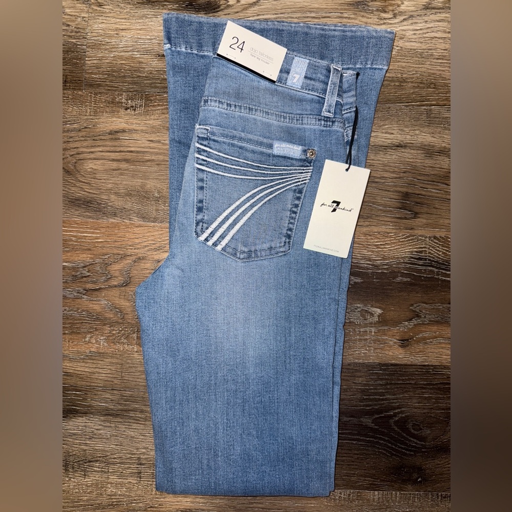 NWT 7 For All Mankind Dojo Tailorless Jeans 7FAMK - Picture 2 of 4